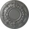 Ekena Millwork Jackson Ceiling Medallion (Fits Canopies up to 13 1/2"), Hand-Painted Silver, 32 3/4"OD x 2 1/2"P CM32JASLS - alternate 1